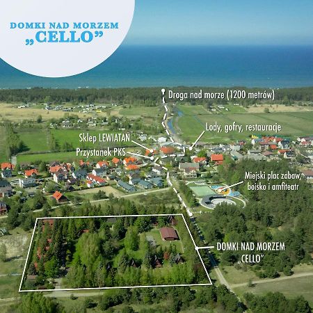 Domki Nad Morzem Cello Ostrowo  Exteriör bild